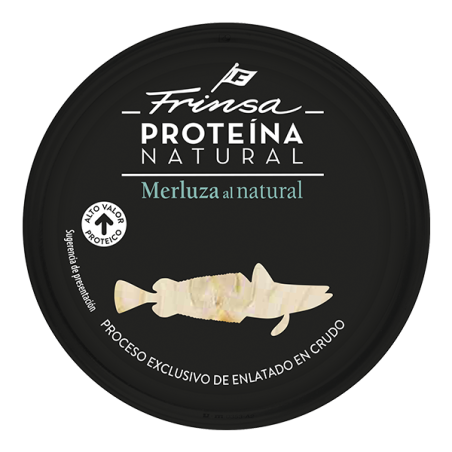 Proteína al natural. Merluza al natural.