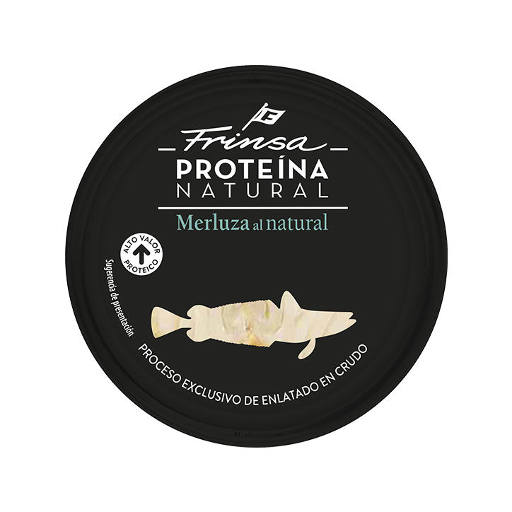 Proteína al natural. Merluza al natural.