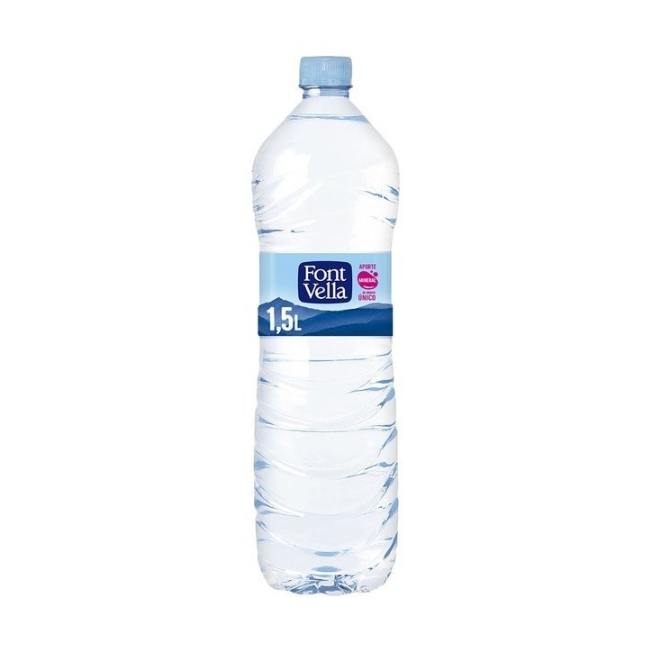 Agua Font Vella 1,5L (Solamente para envíos dentro de la Comunidad de Madrid)