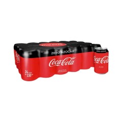 OFERTA TEMPORAL Coca Cola Zero pack 24 latas 33cl (envío solamente en Comunidad de Madrid).