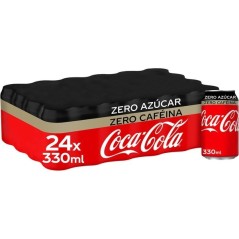 OFERTA TEMPORAL Coca Cola Zero-Zero pack 24 latas 33cl (envío solamente en Comunidad de Madrid)