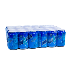 Aquarius Limón pack 24 latas 33cl (envío solamente en Comunidad de Madrid).