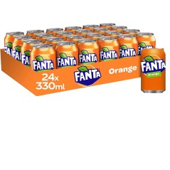 OFERTA Fanta Naranja pack 24 latas 33cl (envío solamente en comunidad de Madrid)