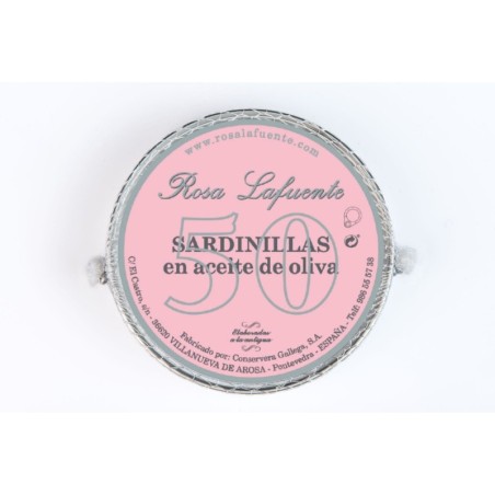 Sardinillas en AOVE Rosa Lafuente 50 piezas
