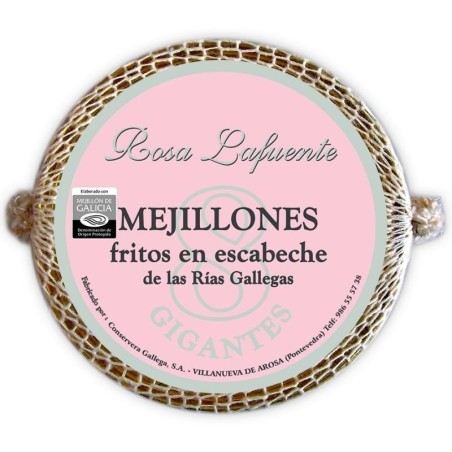 Mejillones Rosa La fuente 8 piezas Gigante