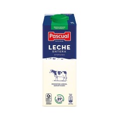 Leche Pascual entera 6 uds X 1L (solamente envíos en comunidad de madrid)