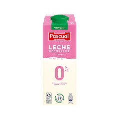 Leche Pascual desnatada pack 6 X 1L (solamente envíos en comunidad de madrid)