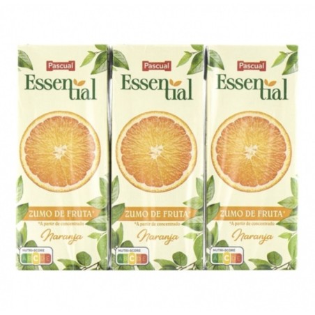 Zumo de Naranja Essential Pascual 3x200ml