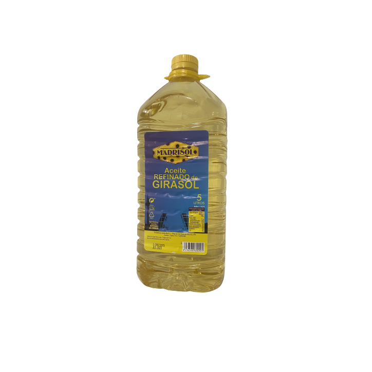 Aceite Refinado Girasol Madrisol garrafa 5Litros