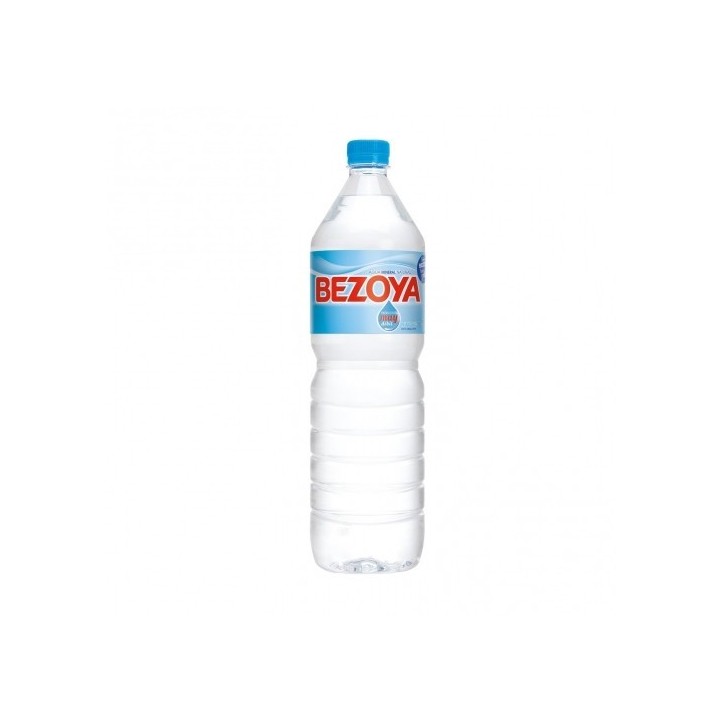 Botella 1,5L Agua Bezoya (Envíos solamente en Comunidad de Madrid).