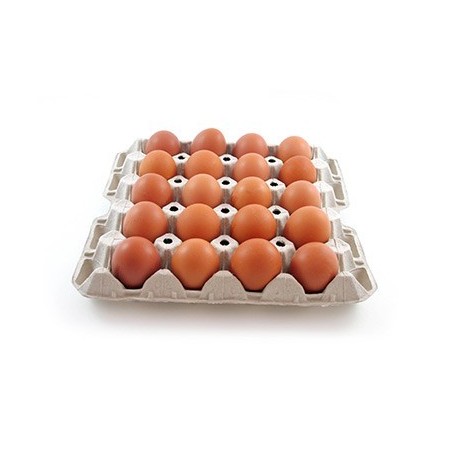 20 Huevos tamaño grande, frescos. (Solamente enviamos en Comunidad de Madrid).