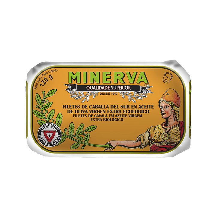 Filetes de Caballa del sur en aceite de oliva virgen extra ecológico