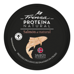 Proteína al natural. Salmón al natural. Salmón de Noruega.