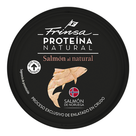 Proteína al natural. Salmón al natural. Salmón de Noruega.