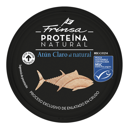 Proteína al natural. Atún claro al natural.